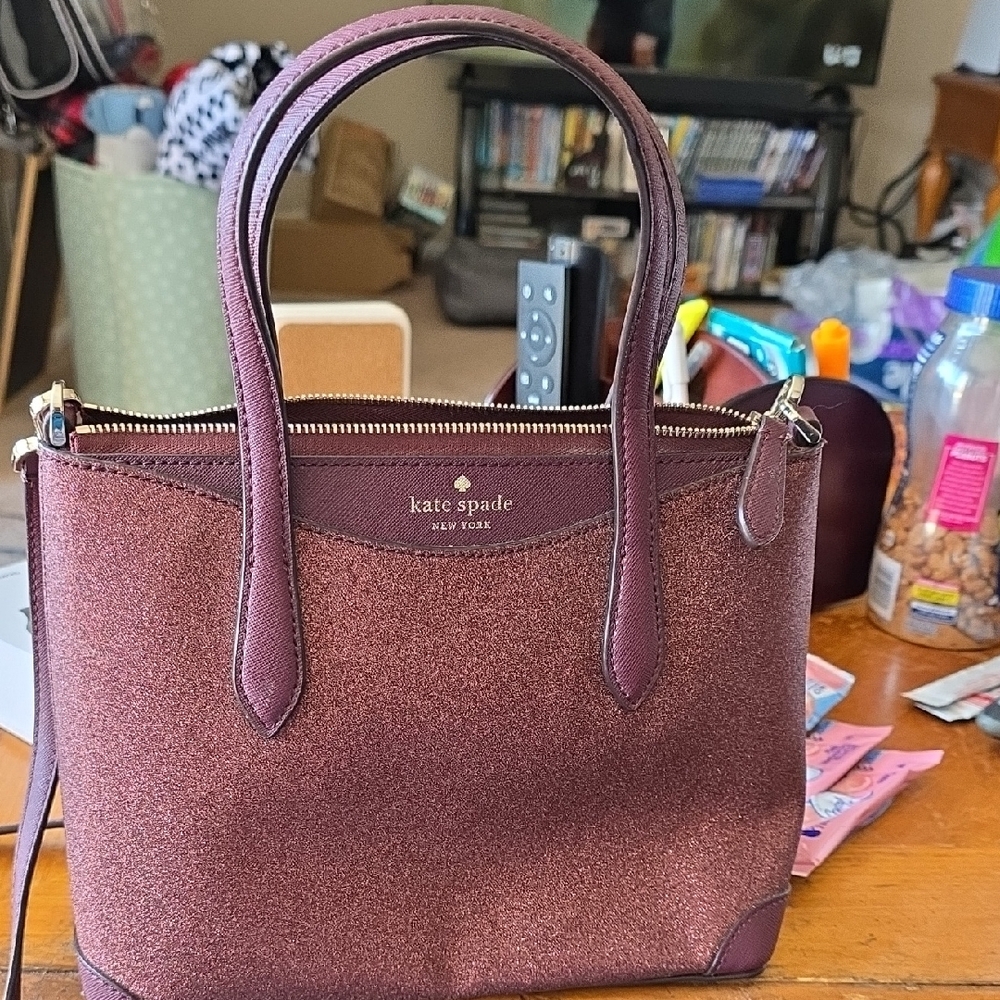 kate spade Sparkling Maroon Satchel